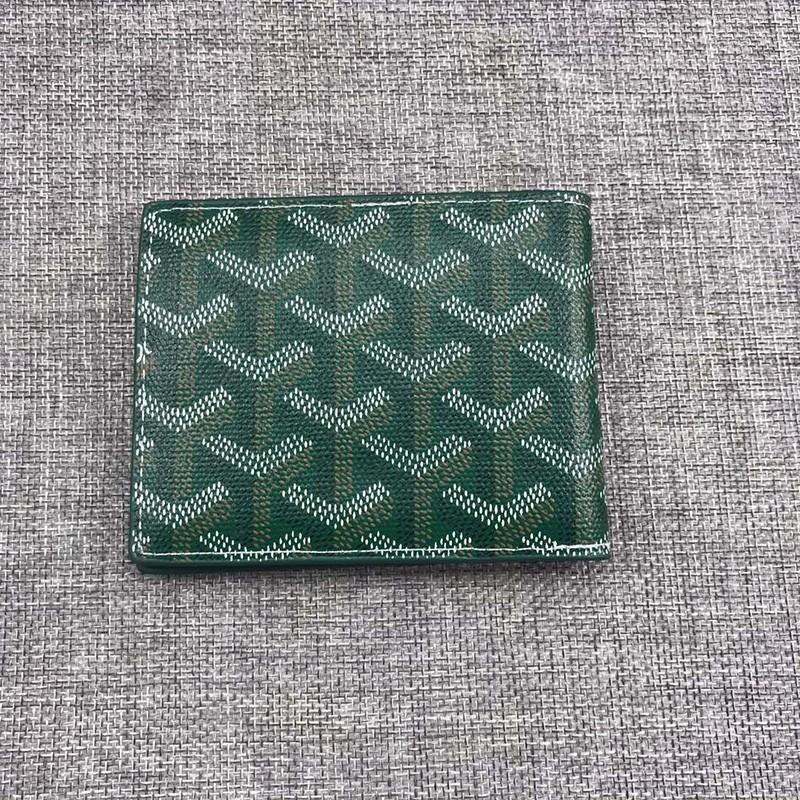 Goyard Goyardine Card Holder Green